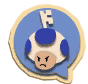 The icon which appears in Bloo Bay Beach after finding the Blue Chosen Toad.