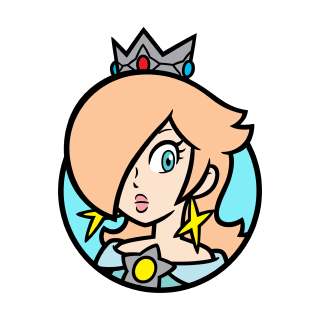 Rosalina character icon stamp from Super Mario 3D World + Bowser's Fury.