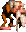 Sprite of Cranky Kong standing from Donkey Kong Country for Game Boy Advance