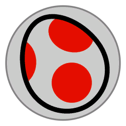 File:MK8 Red Yoshi Emblem.png