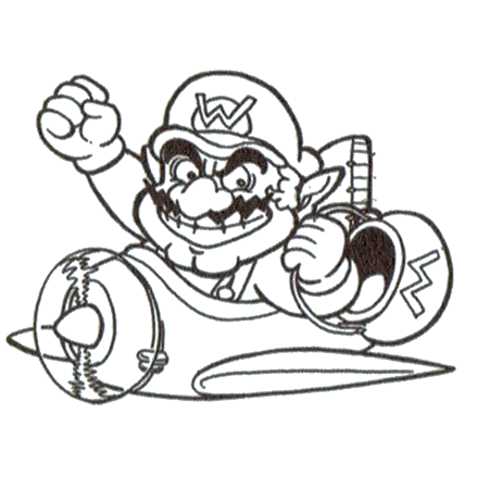 File:Mario & Wario - Wario guide art.png