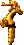 Sprite of a Re-Koil in Donkey Kong Country 3 for the Game Boy Advance.