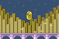 Peach Dragon Coin in Super Mario World: Super Mario Advance 2.