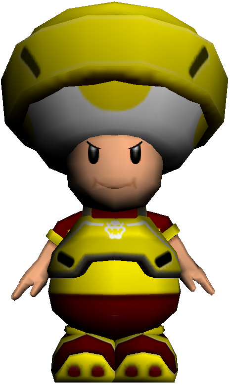 File:StrikersCharged Toad Model YellowB.png - Super Mario Wiki, the ...