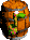 Sprite of an Animal Barrel for Rattly from Donkey Kong Country 2 for Game Boy Advance