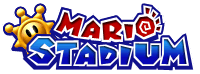 Mario Super Sluggers stadium logo