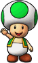 Sprite of Green Toad, from Puzzle & Dragons: Super Mario Bros. Edition.