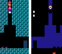 The potion glitch from Super Mario Bros. 2