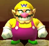 Wario as viewed in the Character Museum from Mario Party: Star Rush