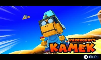 Papercraft Kamek (Mario & Luigi: Paper Jam).