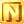 A sprite of the letter N from DK: Jungle Climber
