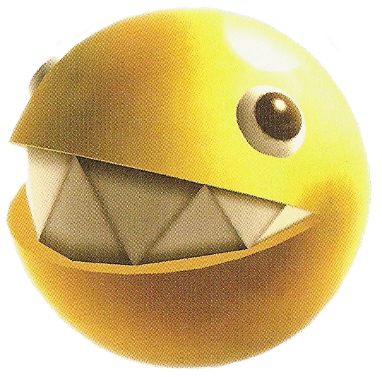 File:SMG2 Gold Chomp Artwork.png