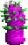 Magenta with lime spikes (big)