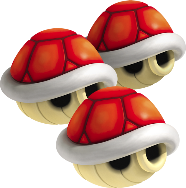 File:Triple Red Shells MK7.png - Super Mario Wiki, the Mario encyclopedia