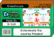 The shelf cover for one of 9-Volt's microgames in WarioWare: D.I.Y.