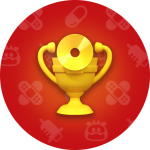 The icon used for Versus Mode-related achievements in Dr. Mario World