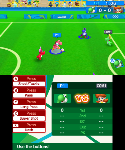 Mario football 3ds sale