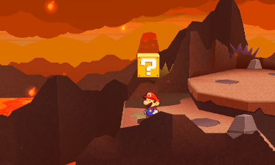 Second ? Block in Rugged Road of Paper Mario: Sticker Star.