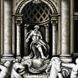 Luigi's photograph of the Trevi Fountain