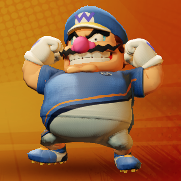 File:Wario (no gear, blue) - Mario Strikers Battle League.png