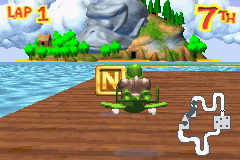 Screenshot of a letter in Diddy Kong Pilot's 2003 build