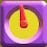 A purple timer switch in Super Mario Bros. Wonder.