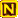 Sprite of the letter "N" in the Donkey Kong Country trilogy for the Game Boy Advance.