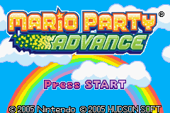 File:Mario Party Advance - Title screen.png