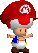 A Toad who has found Mario's Cap