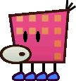 Sprite of a Squiglet from Super Paper Mario.