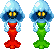 Sprite of the Jellyfish Sisters from Mario & Luigi: Superstar Saga + Bowser's Minions
