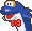Sprite of Dolphin in Mario Party Advance