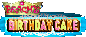 Logo for Peach's Birthday Cake