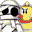 Sprite of a mission icon for the Spirit of Fright and Spirit of Money on the mission select in Yoshi Topsy-Turvy