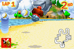 Screenshot of a coin in Diddy Kong Pilot's 2003 build