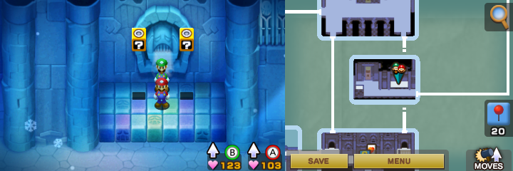 Fourteenth and fifteenth blocks in Joke's End of Mario & Luigi: Superstar Saga + Bowser's Minions.