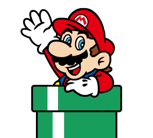 File:LINE Sticker Mario in a Pipe.gif