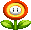 Sprite of the Fire Flower from Mario & Luigi: Bowser's Inside Story + Bowser Jr.'s Journey