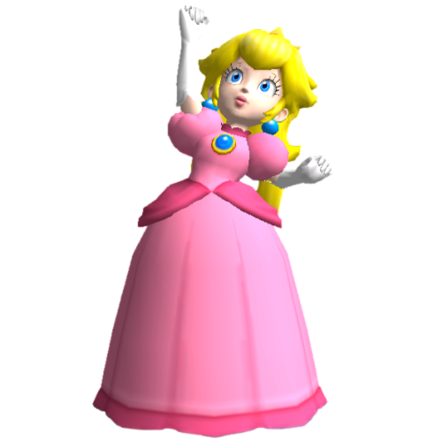 High quality render of Peach