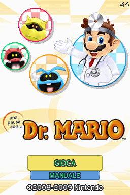 File:Una pausa con Dr Mario IT title screen.png