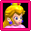 Placement icon for Peach in Mario Kart 64