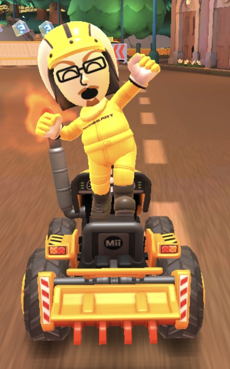 File:MKT Yellow Mii Racing Suit Trick2.png - Super Mario Wiki, the ...