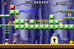 Level 3-1+ of Mario vs. Donkey Kong