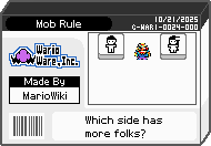 The shelf cover for one of the Job Center microgames in WarioWare: D.I.Y.