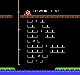 File:DKJr Sansū Lesson select screen.png