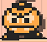 A Hefty Goombrat in the Super Mario Bros. 3 style in Super Mario Maker 2