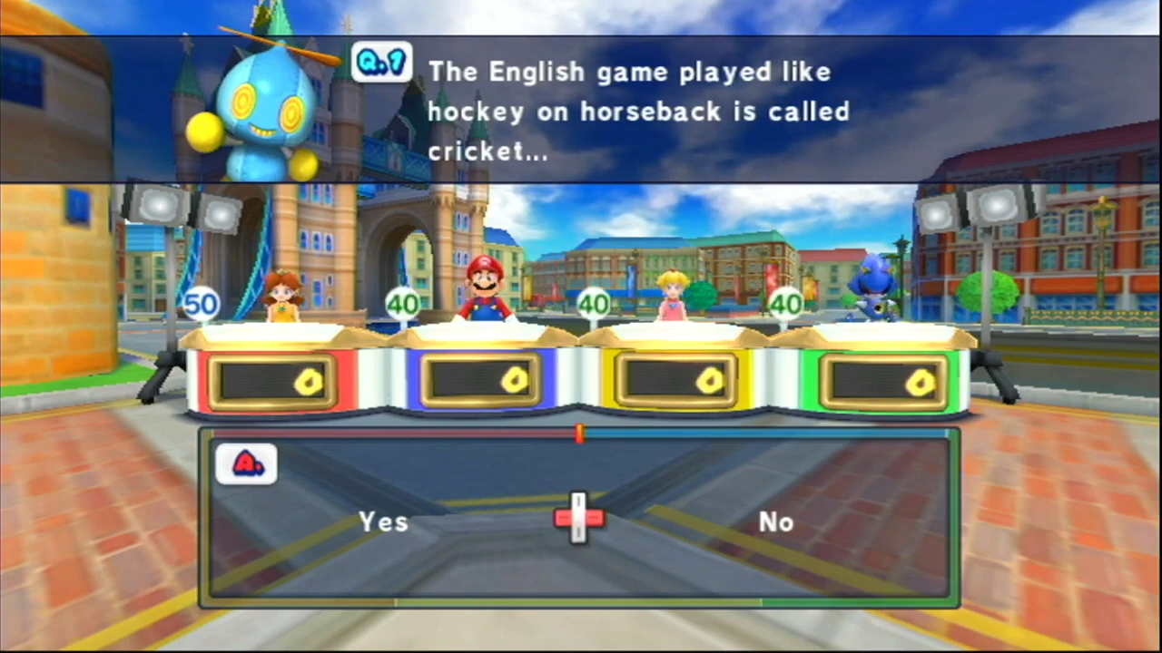 United Kingdom Quiz! in Mario & Sonic at the London 2012 Olympic Games for the Wii.