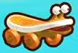 Orange small Snurboard