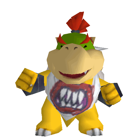One of Bowser Jr.'s award animations from Mario Kart Wii.