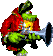 Kaptain K. Rool from Donkey Kong Country 2: Diddy's Kong Quest (Game Boy Advance).